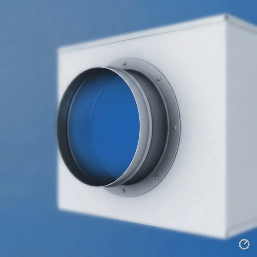 Thermal-toned take-off collar riveted to a supply plenum
